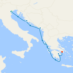 Adriatic & Grecian Gems from Fusina (Venice) with Stay