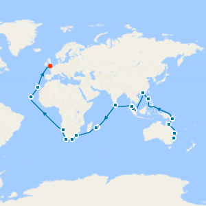 Sydney Stay, Hunter Valley & World Sector to Southampton
