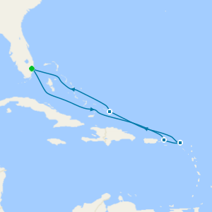 Eastern Caribbean with St. Thomas from Ft. Lauderdale