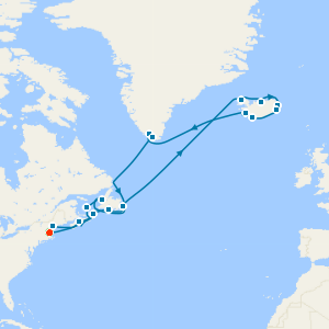 Canada, New England & Iceland from Boston with Stay