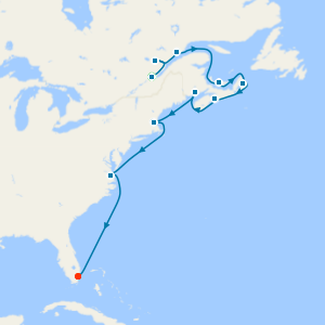 Atlantic Seaboard & Colonial New England from Quebec with Stay