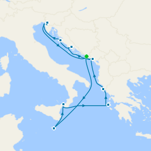 Sail Three Seas & Adriatic Delights from Dubrovnik