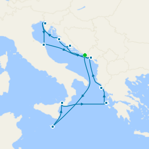 Sail Three Seas & Adriatic Delights from Dubrovnik