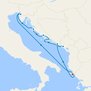 Adriatic Explorer & 7 Nt Corfu Stay