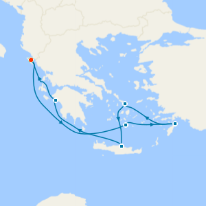 Iconic Islands & 3 Nt Corfu Stay