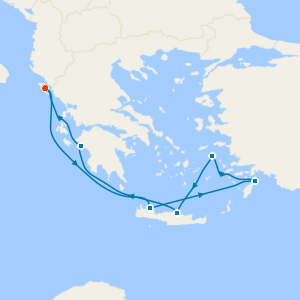 Iconic Islands & 3 Nt Corfu Stay