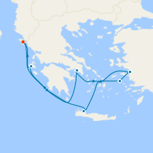 Aegean Shores & 3 Nt Corfu Stay