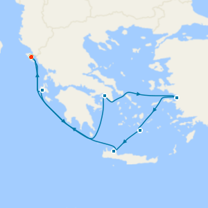 Aegean Shores & 3 Nt Corfu Stay