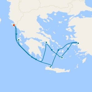 Aegean Shores & 7 Nt Corfu Stay