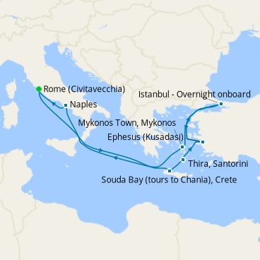 Greece, Turkey & Italy from Rome, 27 July 2026 | 11 Nights | Celebrity ...