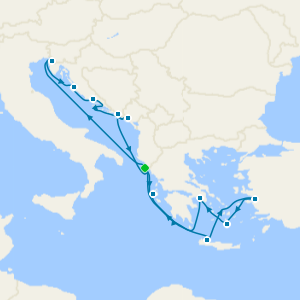 Adriatic Explorer & Aegean Shores from Corfu