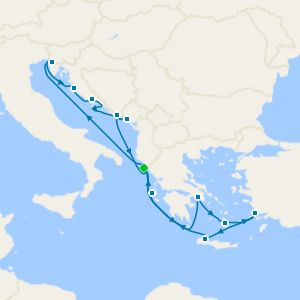 Aegean Shores & Adriatic Explorer from Corfu