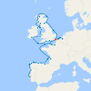 Spain, France & British Isles Explorer from Lisbon to Dover with Stay