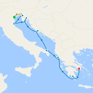 Mediterranean Melange from Trieste with Venice Stay