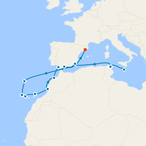 Moroccan & Spanish Delights from Malta with Stay