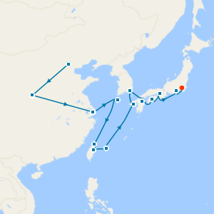 Great Wall & Terracotta Warriors to Nagasaki, Kobe & Tokyo