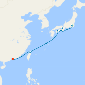 Treasures of Japan & Taiwan from Tokyo with Stay