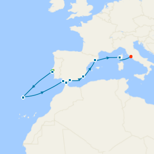 Portrait of Iberia from Lisbon with Stay