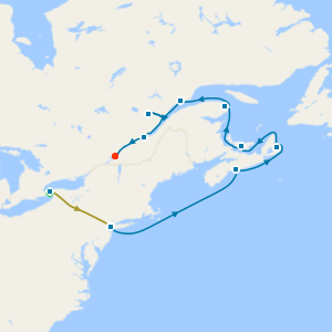 Niagara Falls, Maritimes & Quebec from New York with Stays