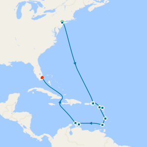 Caribbean Enchantment with New York and Miami Beach Stays