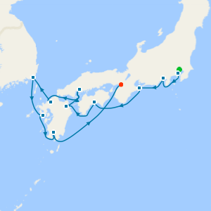 Exploration of Japan & South Korea from Tokyo with Stay