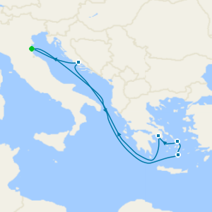 Greek Isles cruise from Ravenna