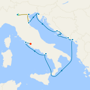 Lake Garda, Venice & Rome Stays with Italy, Croatia & the Adriatic from Ravenna