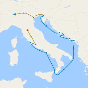 Lake Como, Venice, Rome & Florence Stays with Italy, Croatia & the Adriatic