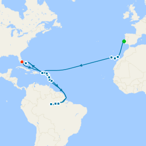 Grand Amazon & Tropical Isles from Lisbon