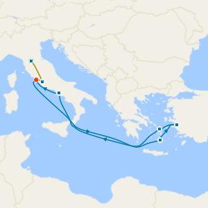 Florence & Rome Stays with Greek Isles