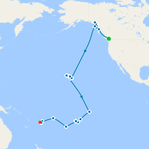 Grand South Pacific Passage from Vancouver
