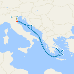 Lake Garda, Venice Stays with Greek Isles from Ravenna