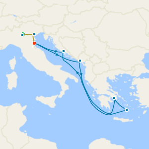 Lake Garda, Venice Stays with Greece & Adriatic from Ravenna