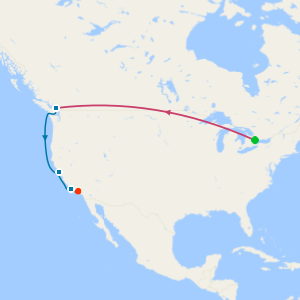 Toronto, Niagara Falls & Pacific Wine Country from Vancouver with Stays