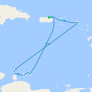 ABC Isles in the Dutch Caribbean from San Juan