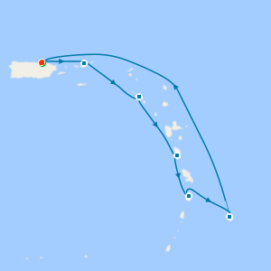 Southern Caribbean from San Juan with Stay