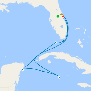Key West, Mexico & Cayman with Orlando Stay