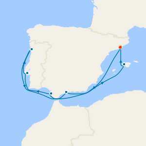 Best of Spain & Portugal from Barcelona with Stay