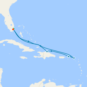 Eastern Caribbean with Miami Beach Stay