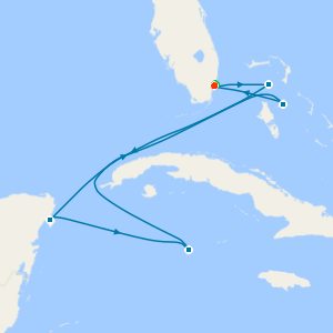 Western Caribbean with Miami Beach Stay