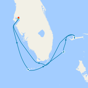 Key West & Bahamas from Tampa with Stay