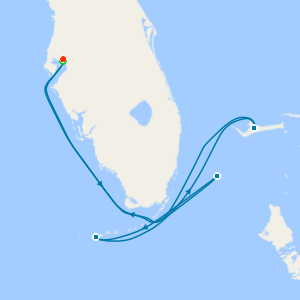 Key West & Bahamas from Tampa with Stay