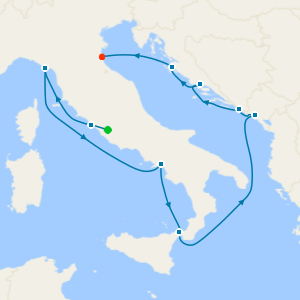 Best of Italy & Croatia from Rome with Stay