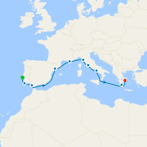 Legendary Mediterranean from Lisbon to Athens