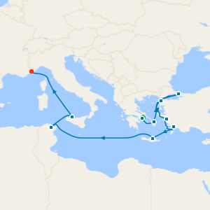 Minarets & Mosaics from Athens to Monte Carlo