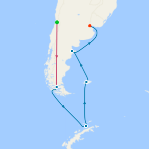 Antarctica & Falklands - From Punta Arenas to Buenos Aires
