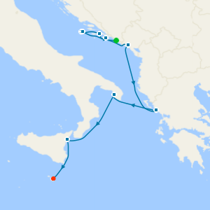 Adriatic to the Ionian Sea from Dubrovnik