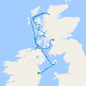 The Hebrides archipelago, a Journey deep into the heart of the Wilderness from Dublin to Glasgow