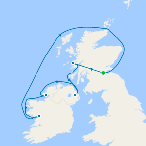 The Scenic Shores of Scotland & Ireland from Rosyth