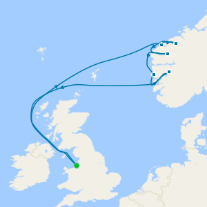 Waterfalls & Fjords of Norway from Liverpool